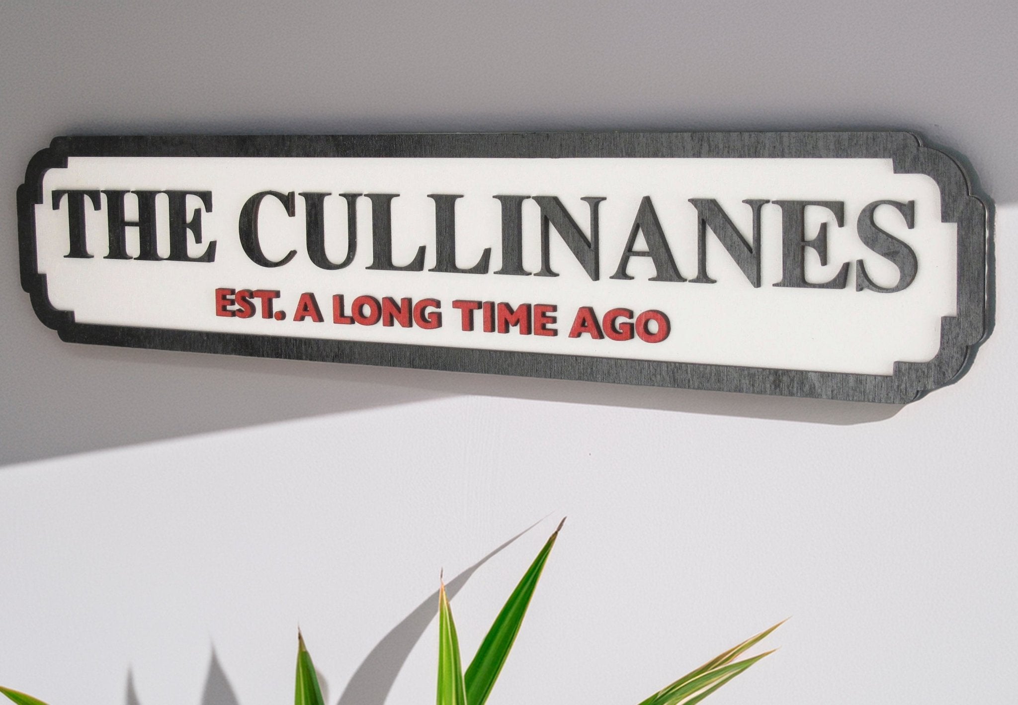 Personalised Railway Sign - Mac and Lilly