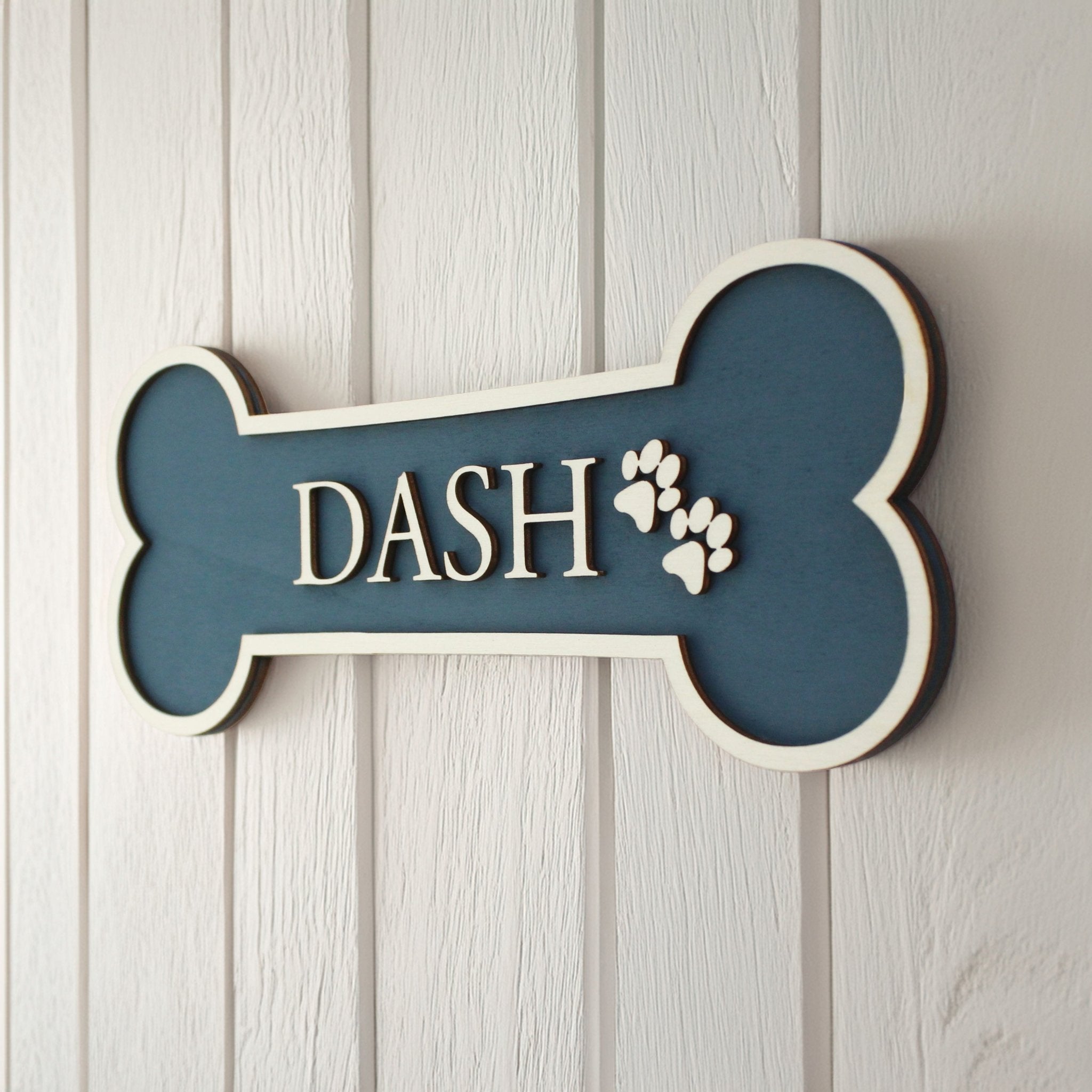 Personalised Dog Wall Sign - Mac and Lilly