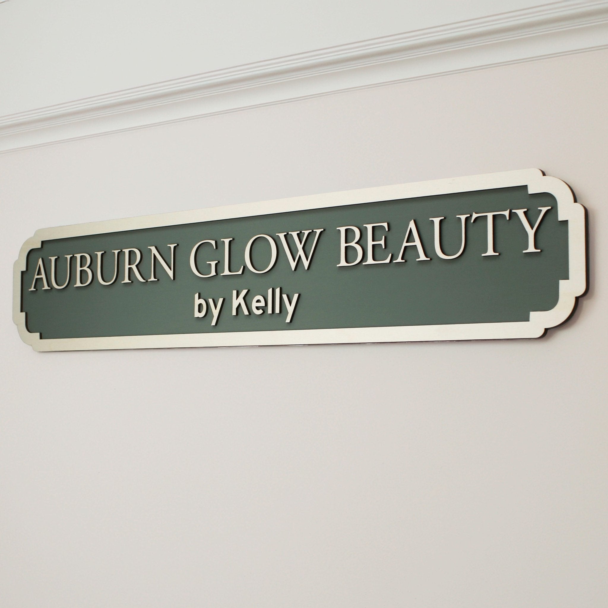 Personalised Street - Style Wall Sign in Various Colours - Mac and Lilly