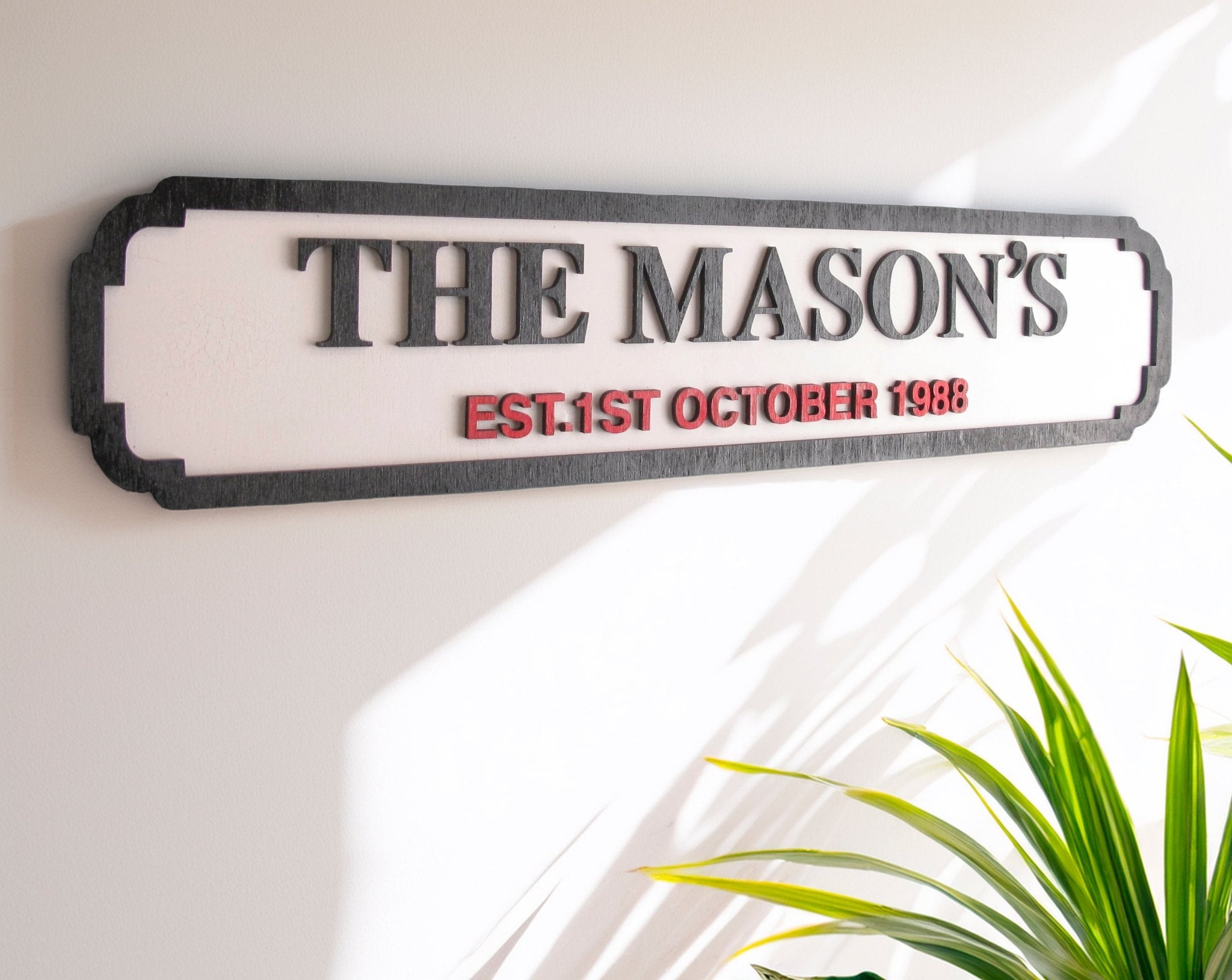 Personalised Railway Sign - Mac and Lilly