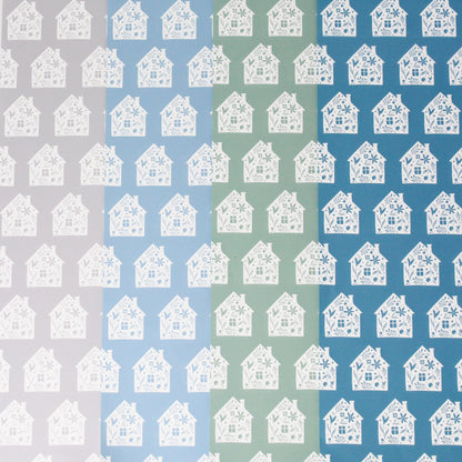 Luxury House Wrapping Paper, A Thoughtful Touch for Housewarming Gifts