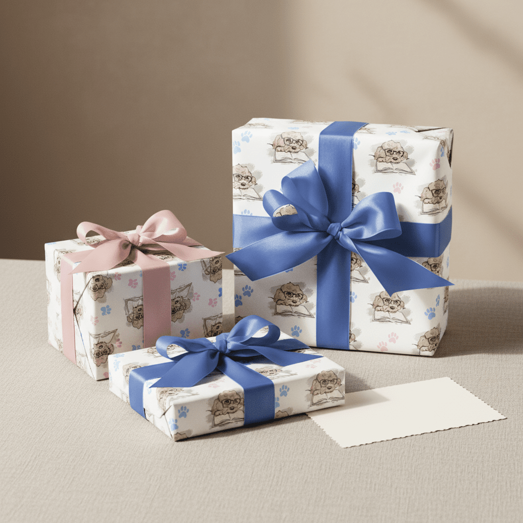 Clever Doodle Luxury Gift Wrap Set - Mac and Lilly