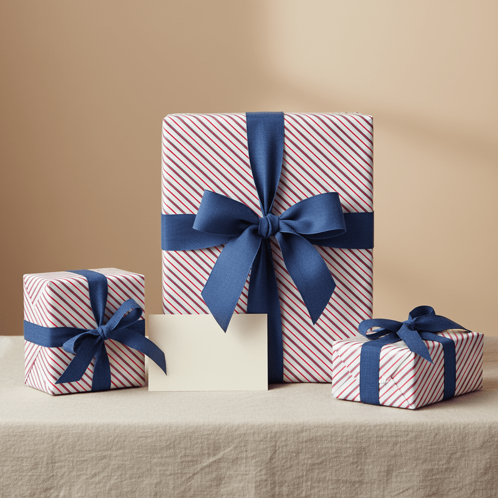 Smart Stripe Gift Wrap Set - Mac and Lilly