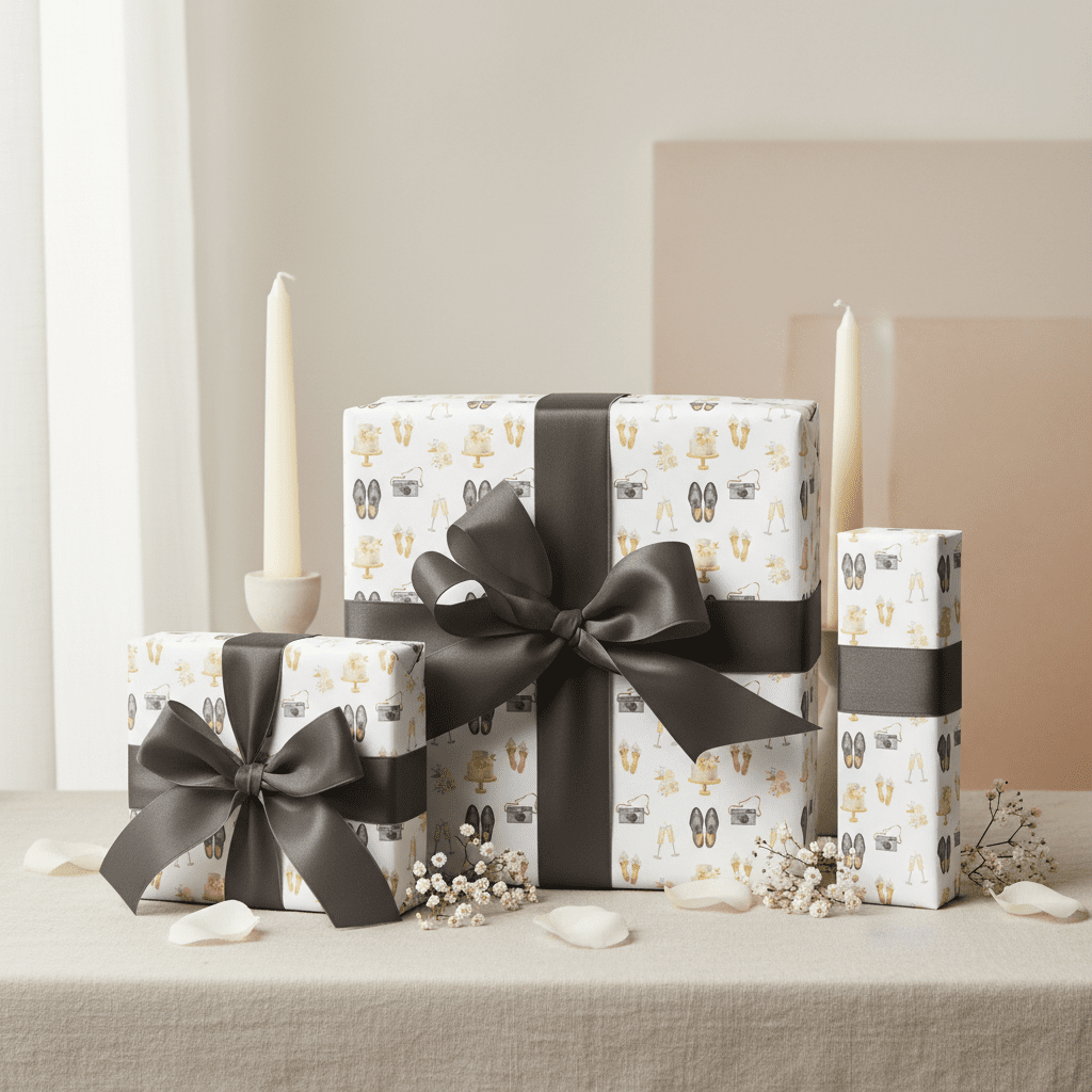 Enchanting Wedding Gift Wrap - Mac and Lilly