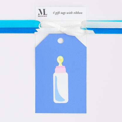 Adorable Baby Bottle Gift Wrapping Paper – Luxury And Sustainability Combined