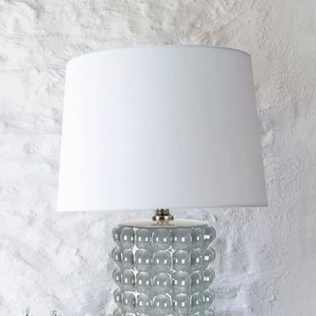 Large Grey Bobble Ceramic Table Lamp