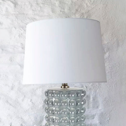 Large Grey Bobble Ceramic Table Lamp