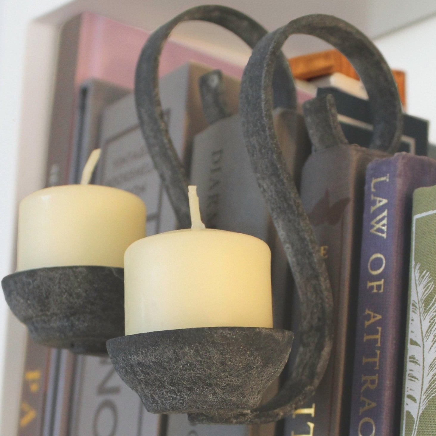 Antique Finish Hanging Tea - Light Holder - Mac and Lilly