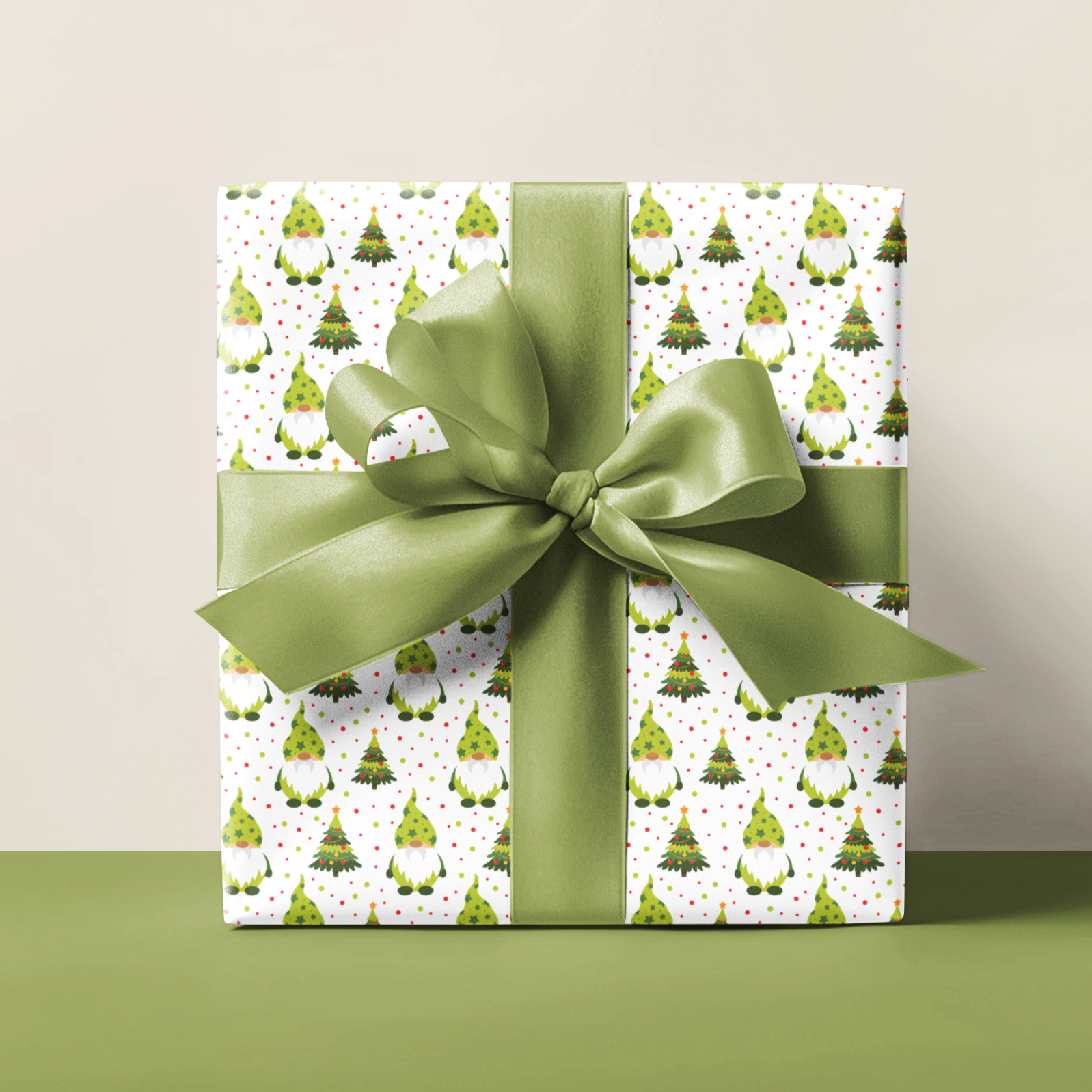 Gonk Christmas wrapping paper