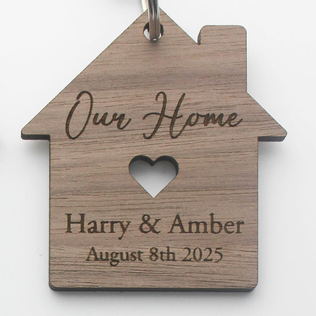 Personalised First Home Keyring Set