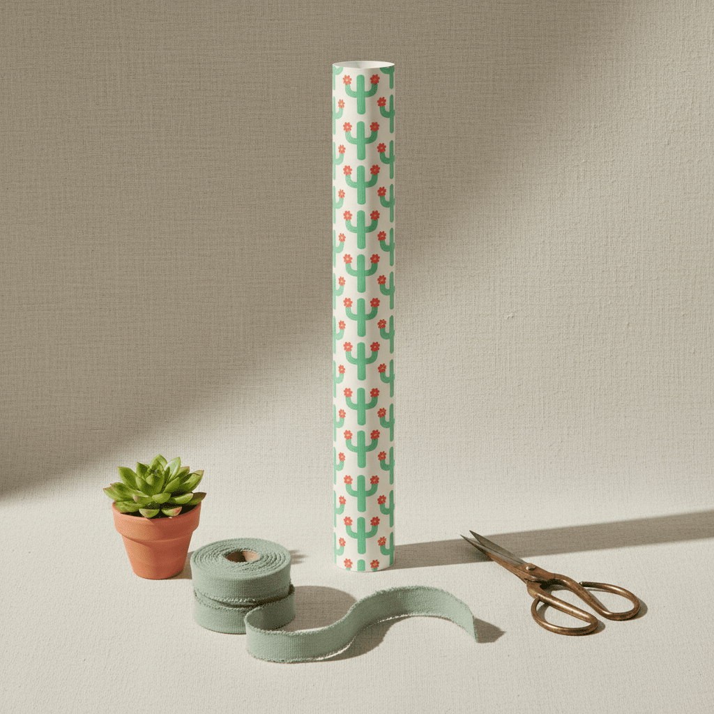 Cactus Flower Gift Wrap Set - Mac and Lilly