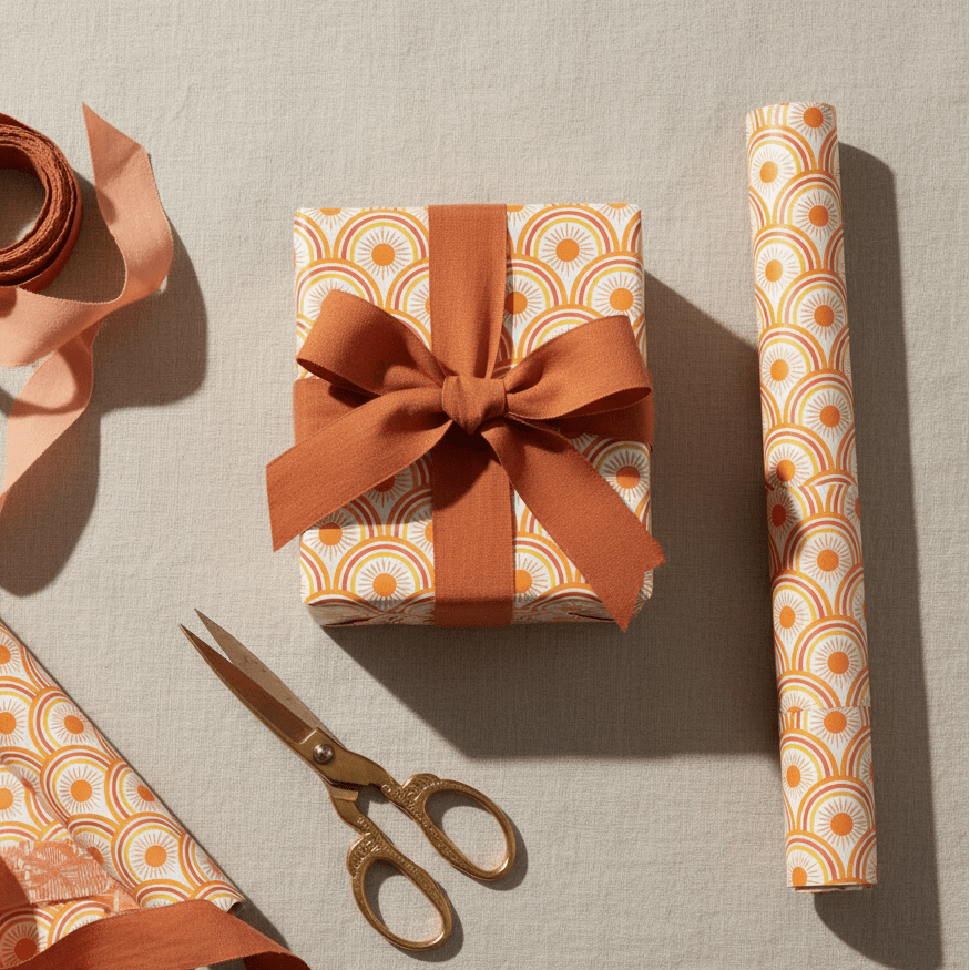 Sunrise Gift Wrapping Paper Set - Mac and Lilly