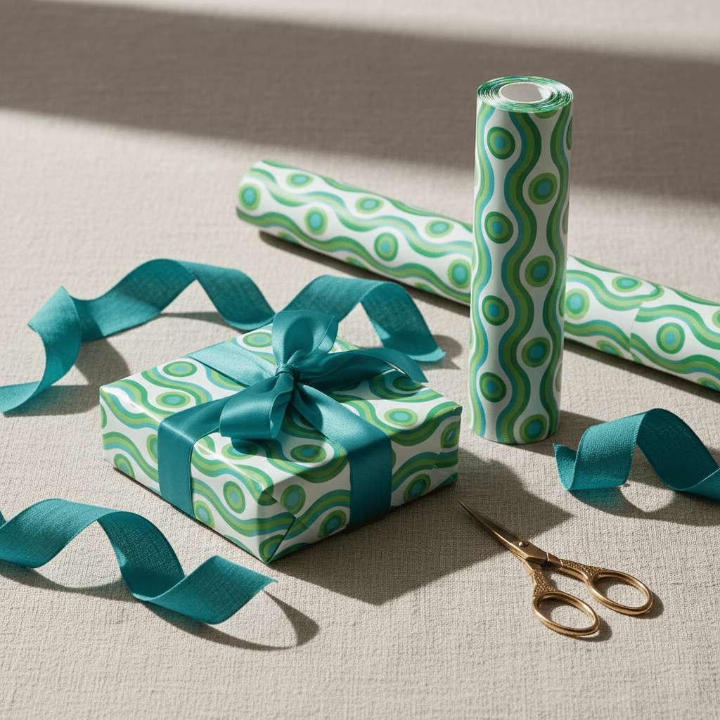 Playful Swirls Luxury Gift Wrap Set - Mac and Lilly