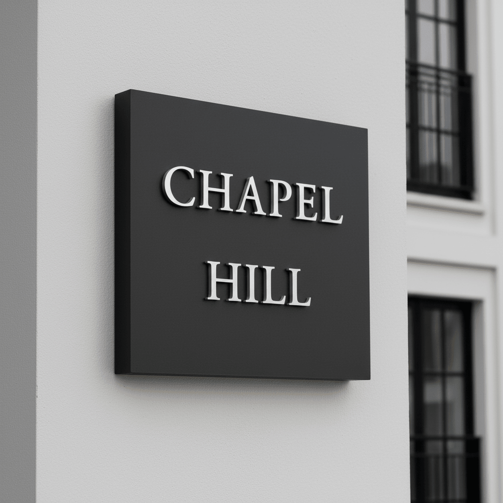 Square Raised Design Sign - Mac and Lilly