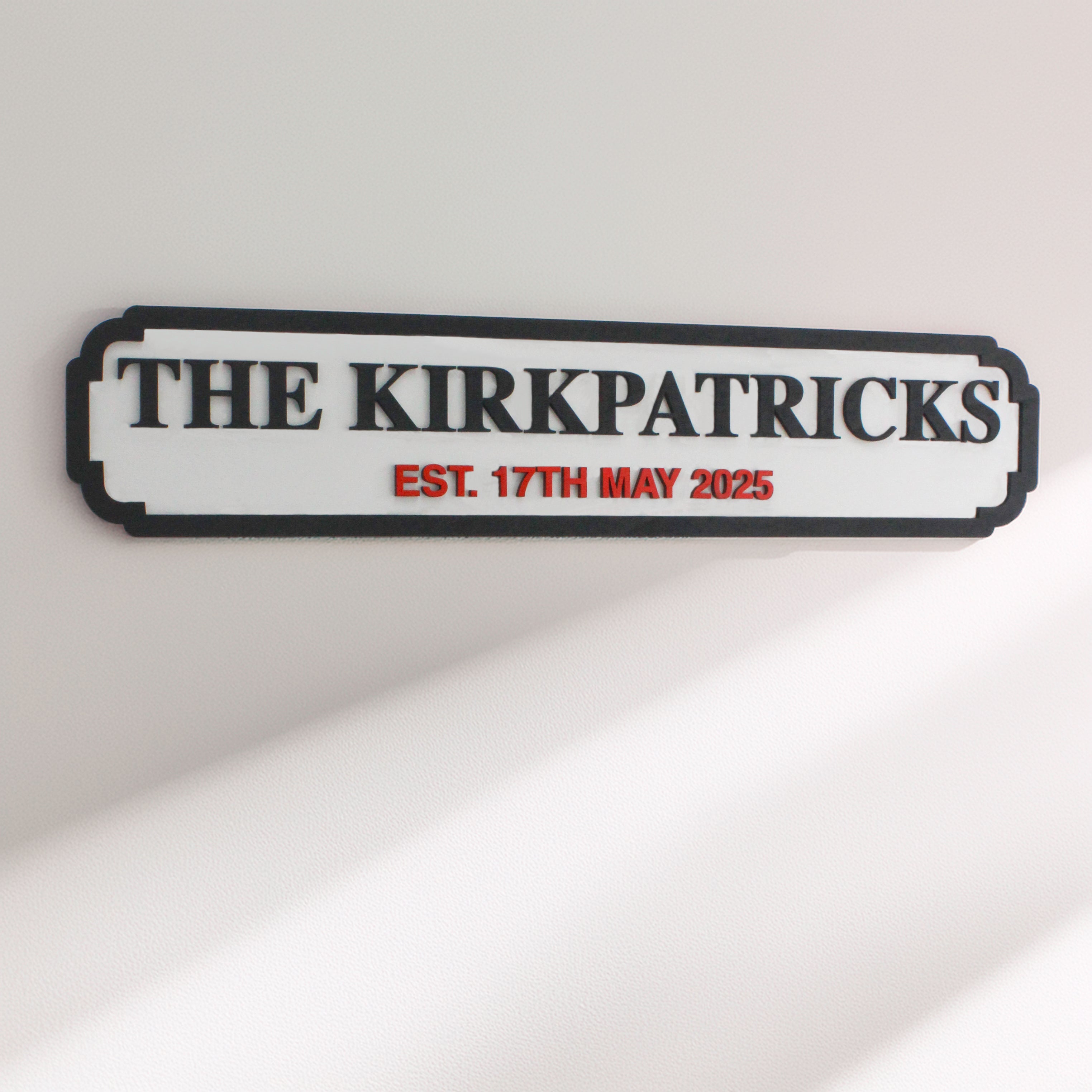 Personalised Railway Sign