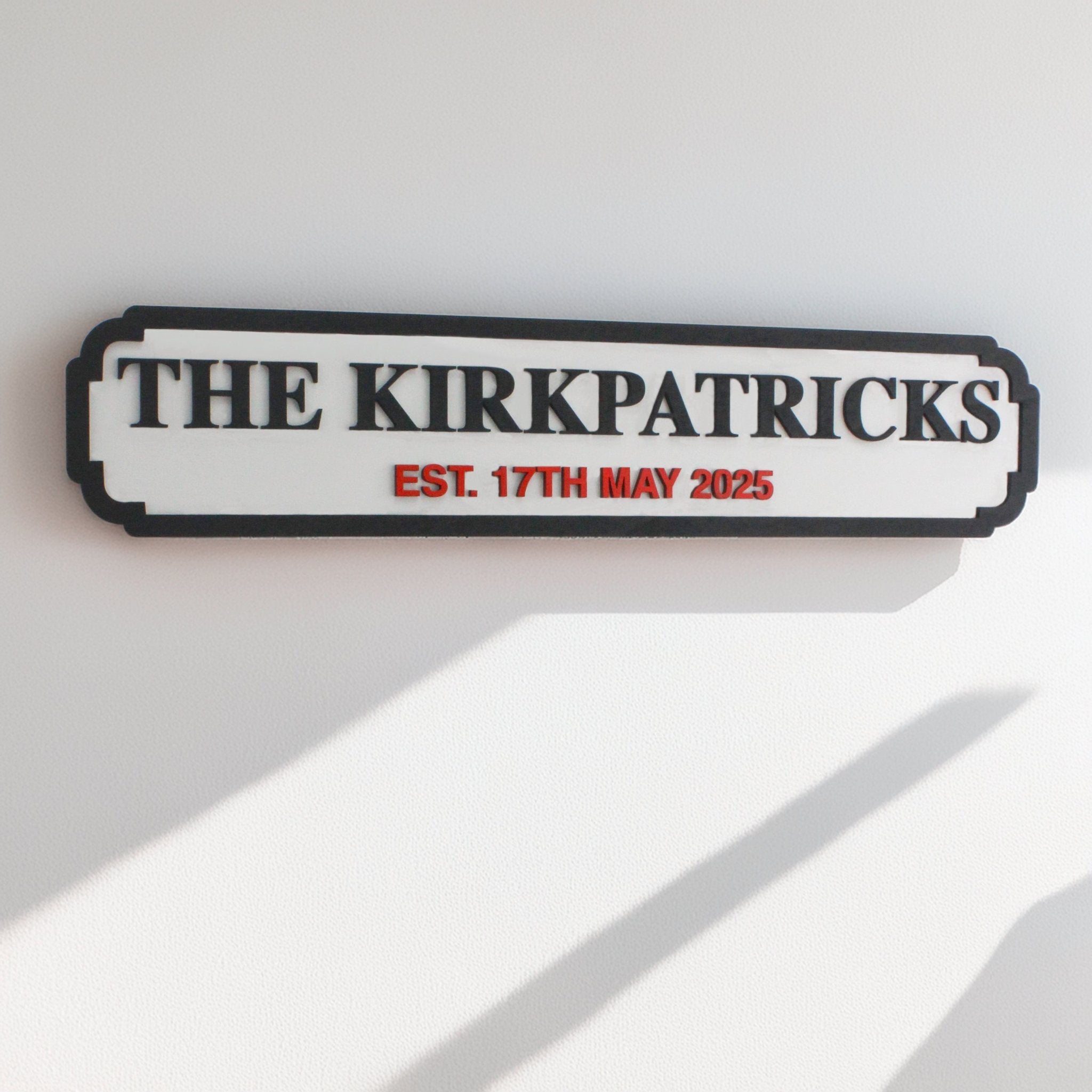 Personalised Railway Sign - Mac and Lilly