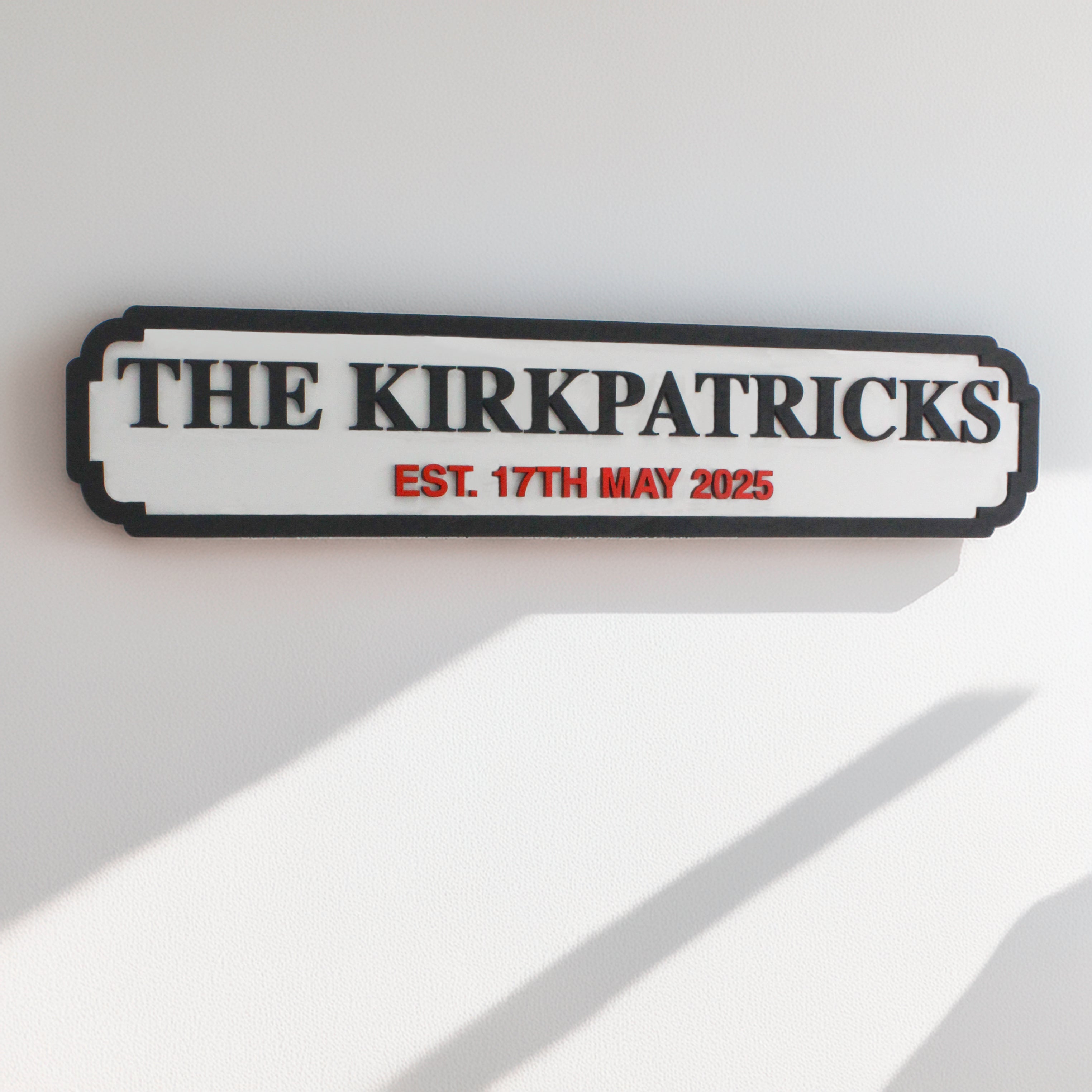 Personalised Railway Sign