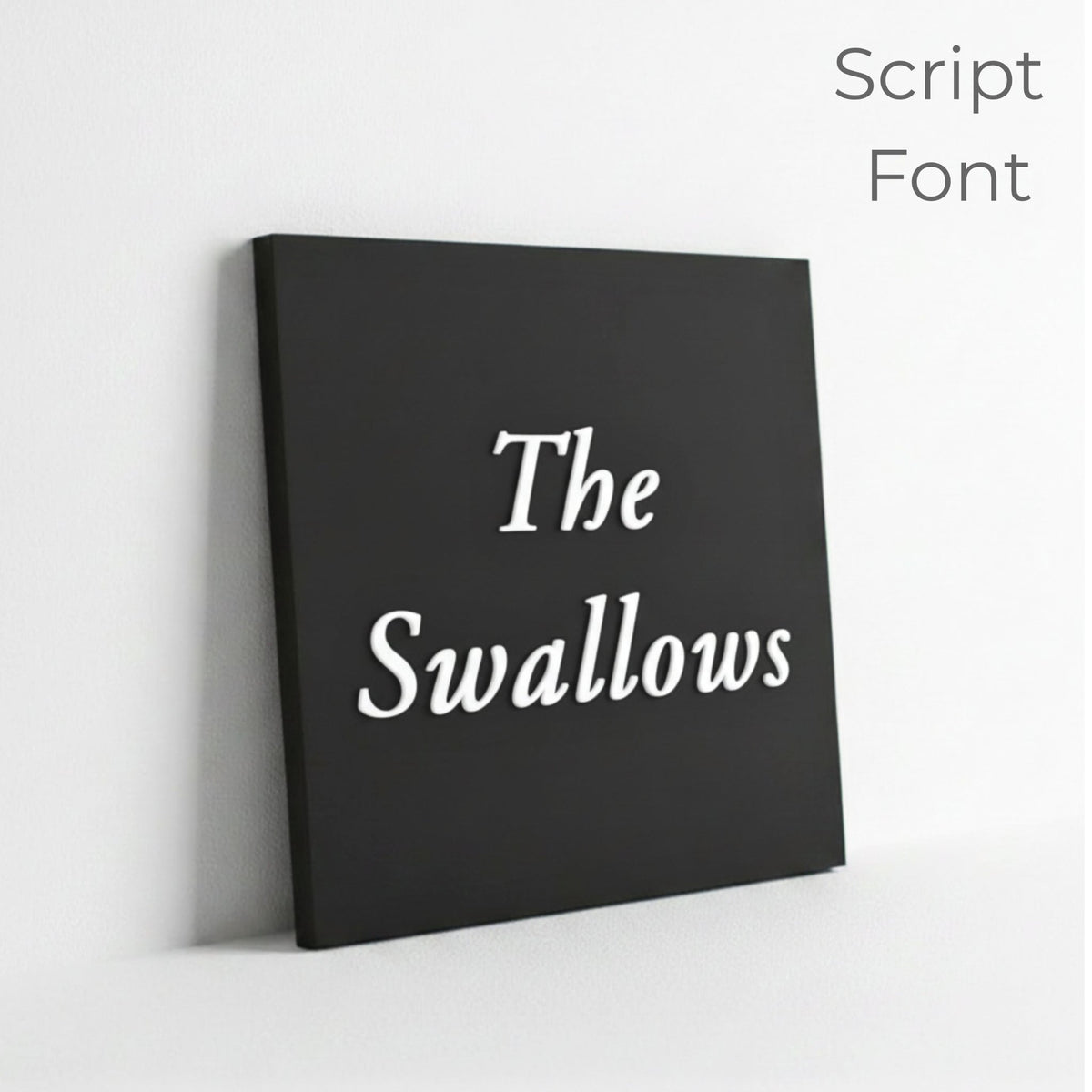 Square Raised Letter House Sign | Mac & Lilly UK - Mac and Lilly