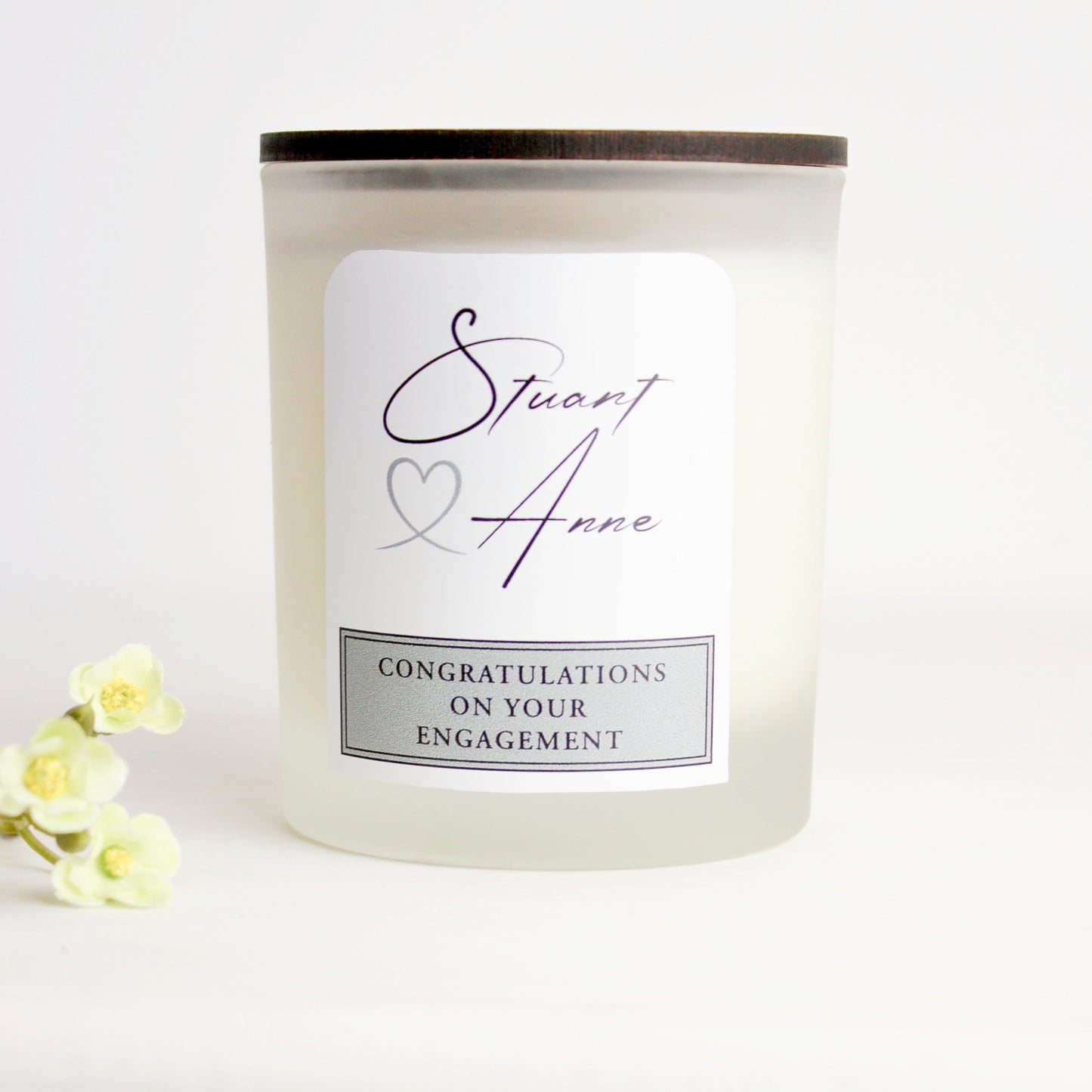 Congratulations on your Engagement - Personalised - Signature Candles