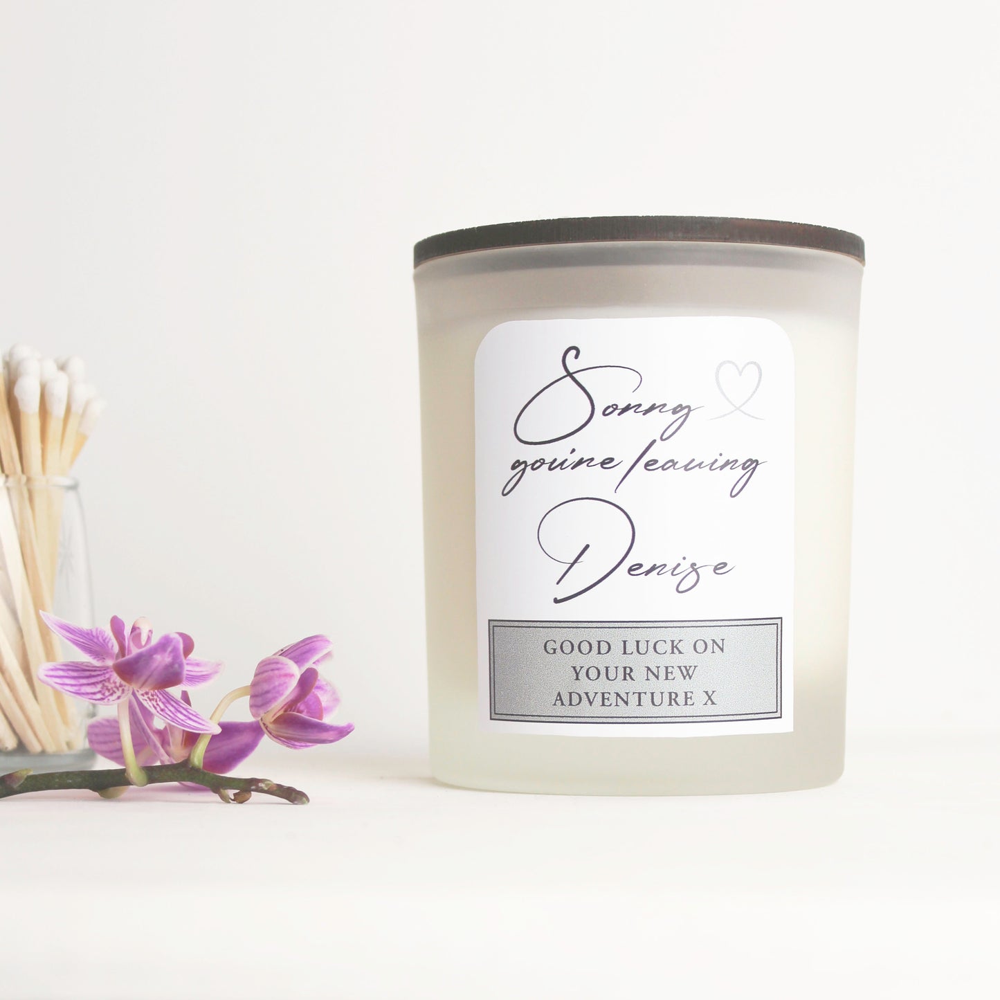Sorry You're Leaving - Personalised - Signature Candles