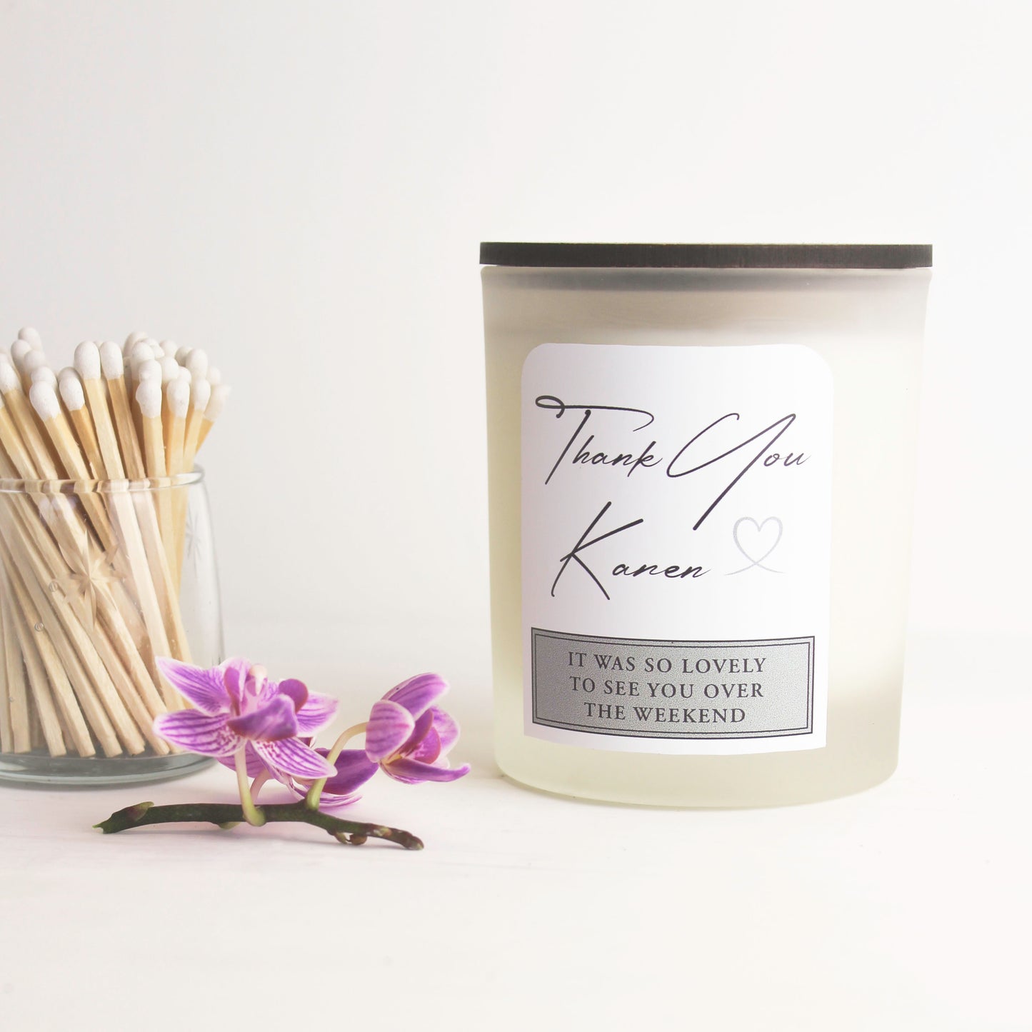 Thank You - Personalised - Signature Candles