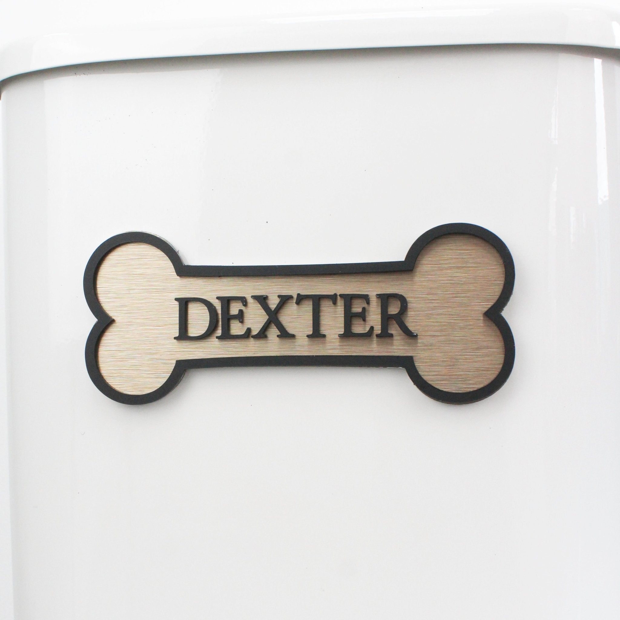 Luxury Personalised Pet Food Bin - Mac and Lilly