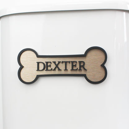 Large Pet Bin - Personalised Dog Bone