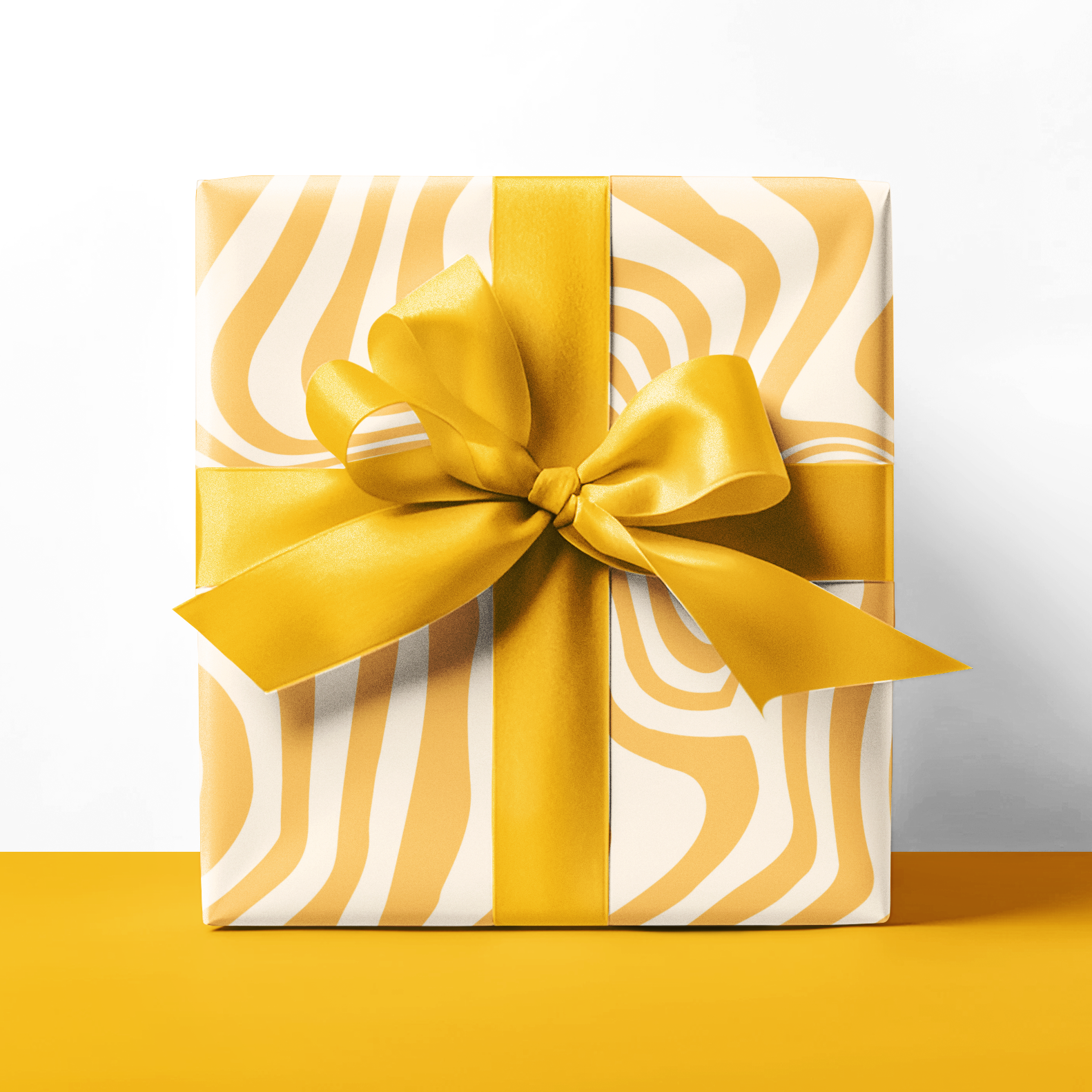 Funky Swirl Luxury Gift Wrap Set – Yellow, Pink or Green