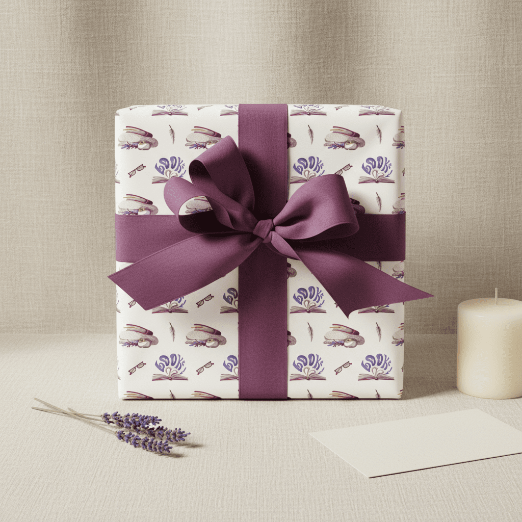 Cosy Books Luxury Gift Wrap Set – For Book Lovers & Quiet Moments - Mac and Lilly