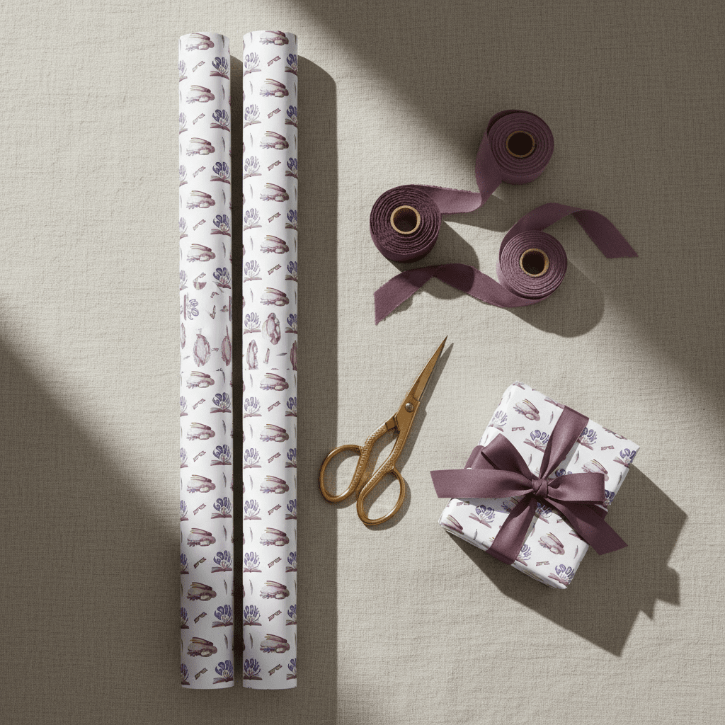 Cosy Books Luxury Gift Wrap Set – For Book Lovers & Quiet Moments - Mac and Lilly