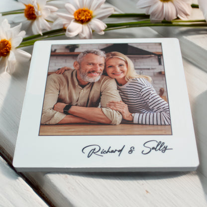 Personalised Photo Ceramic Coaster