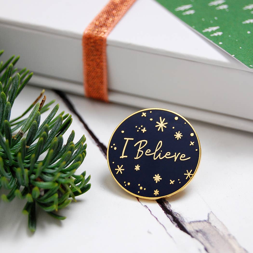 I Believe Enamel Pin - Embrace the Magic of Belief