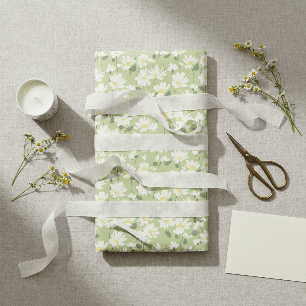 Daisy Meadow Gift Wrapping Paper - Mac and Lilly