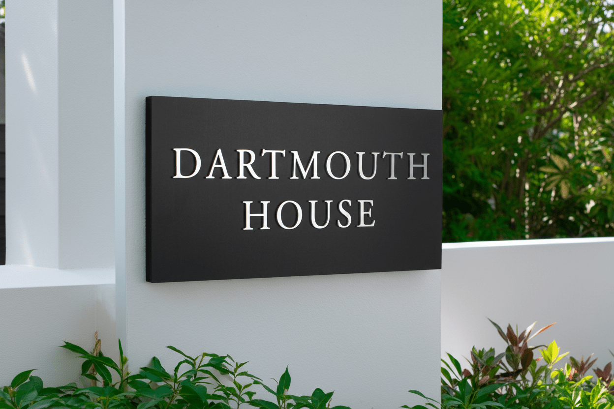 Large Raised Design Sign - Mac and Lilly