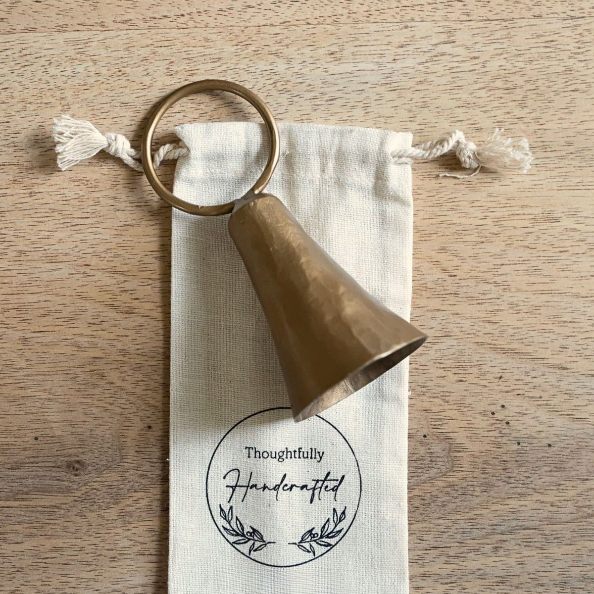 Bell Shaped Brass Candle Snuffer - Hand Forged
