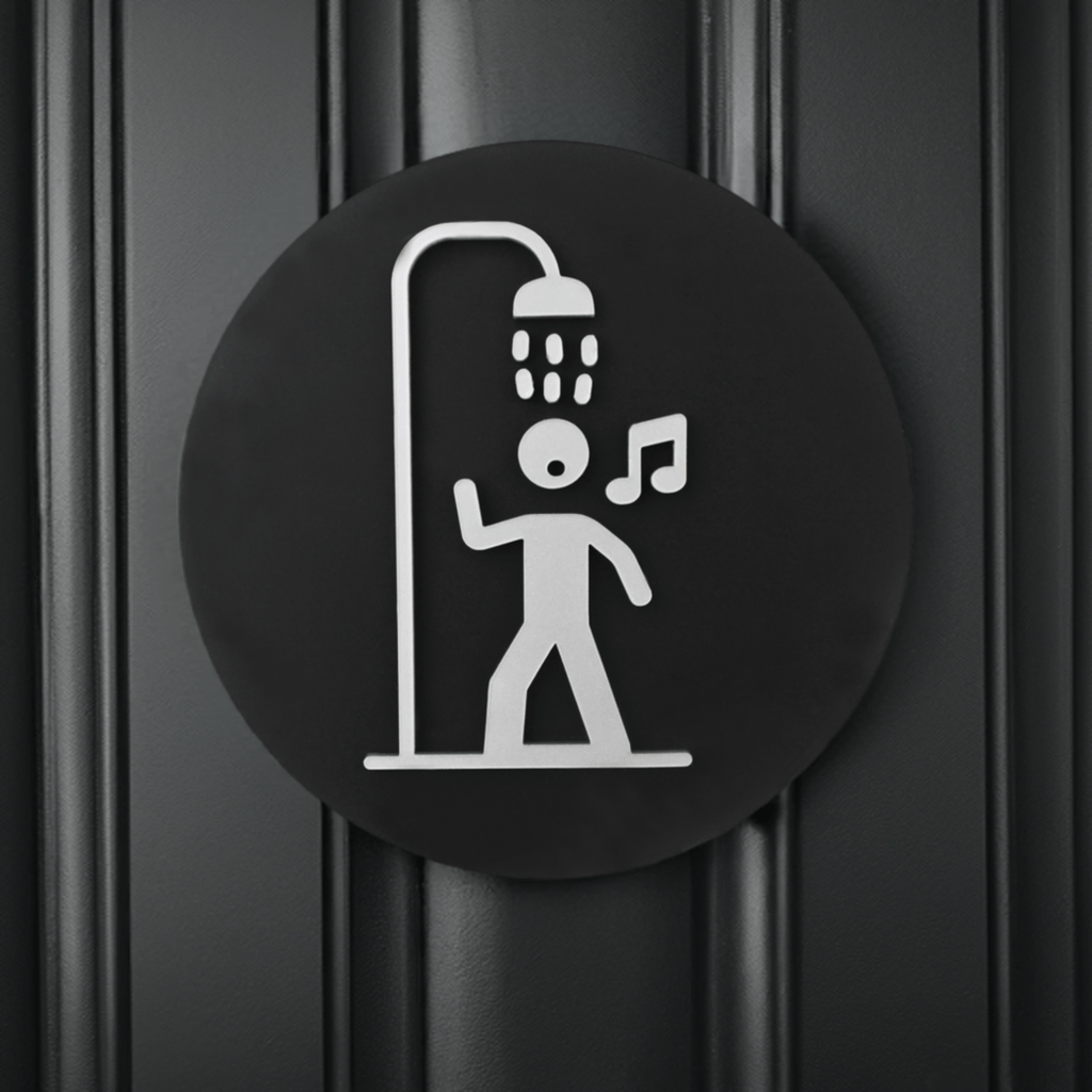 Shower Room, Door Plaque - Available in Two Sizes - Mac and Lilly