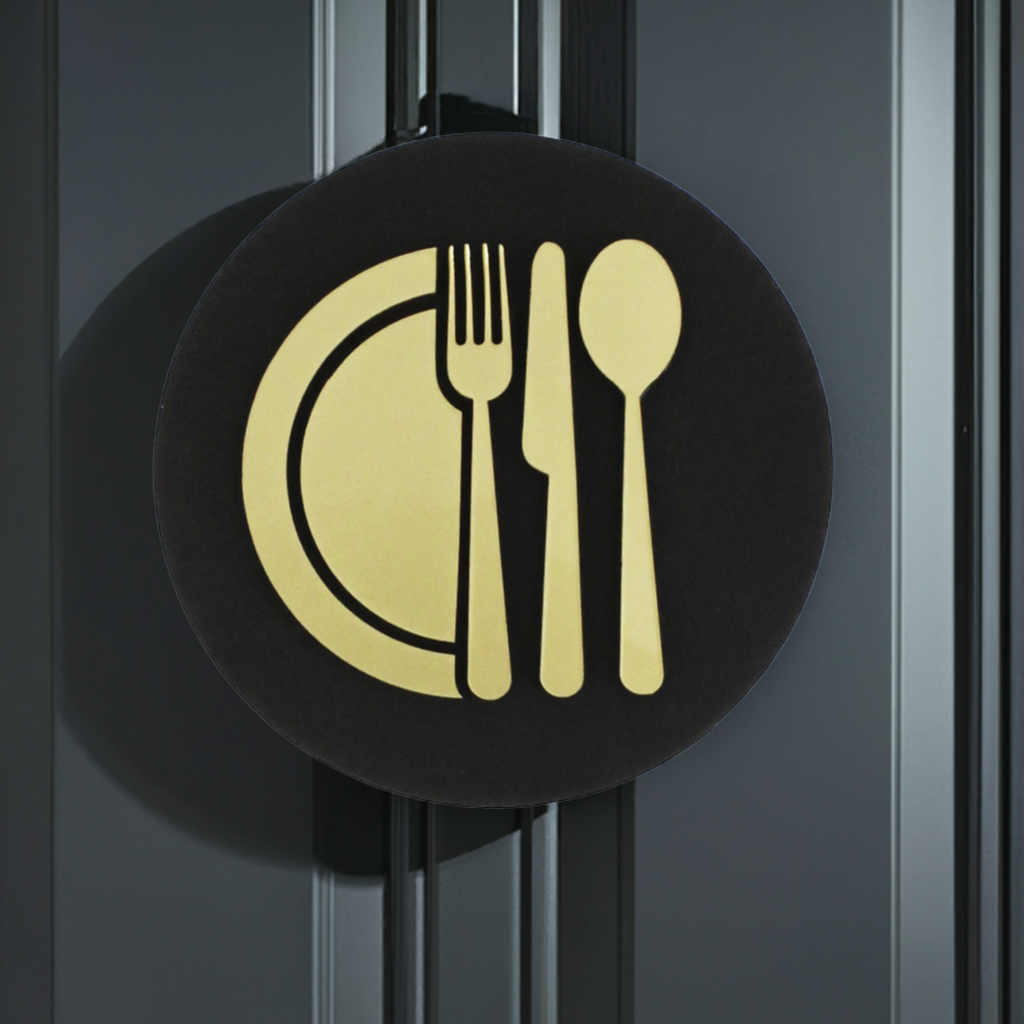 Kitchen Cutlery, Door Plaque - Available in Two Sizes