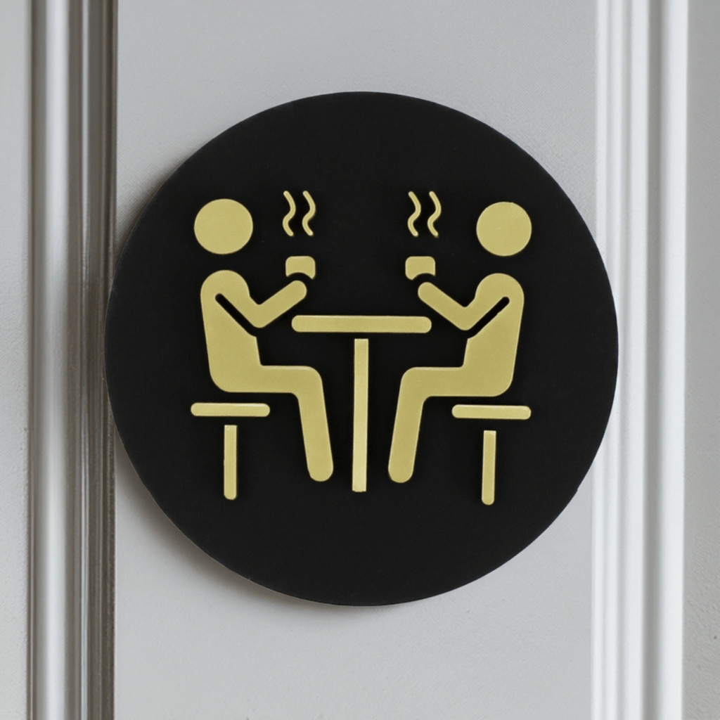 Fun Dining Room/Kitchen Door Plaque - Available in Two Sizes - Mac and Lilly