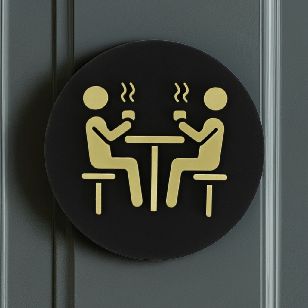 Fun Dining Room/Kitchen Door Plaque - Available in Two Sizes - Mac and Lilly