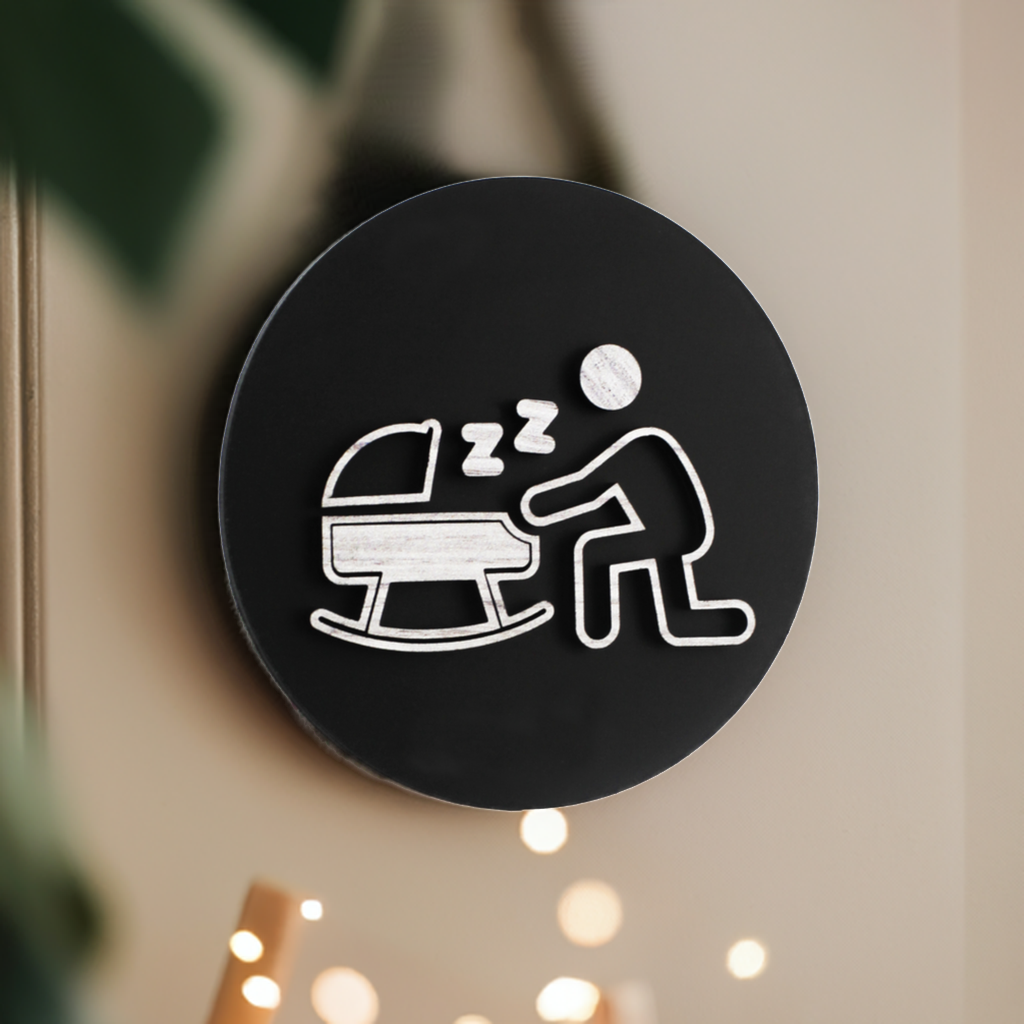 Baby Room, Cradle Door Plaque - Available in Two Sizes