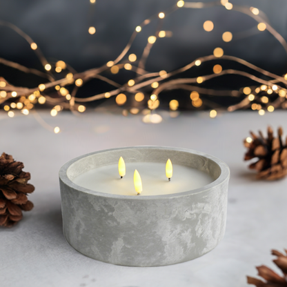 Cement Led Candle Pot