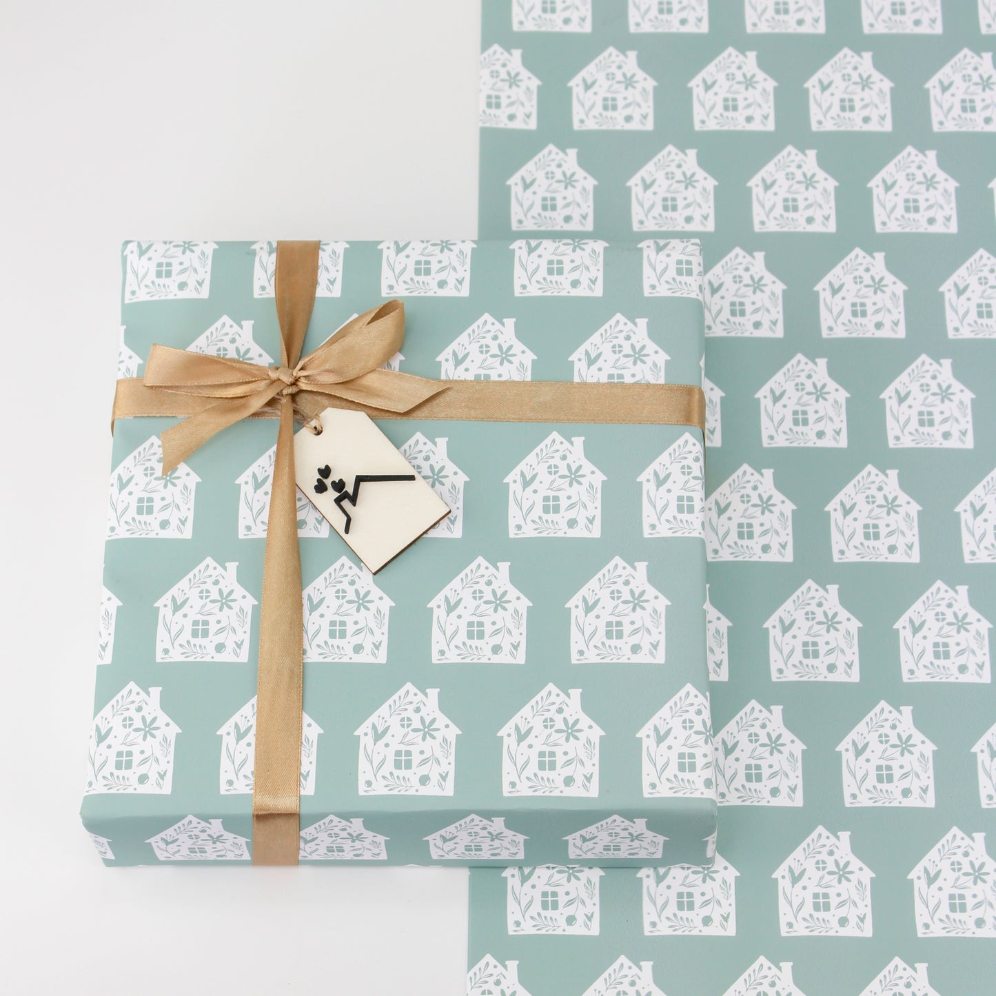 New Home Gift Wrapping Paper
