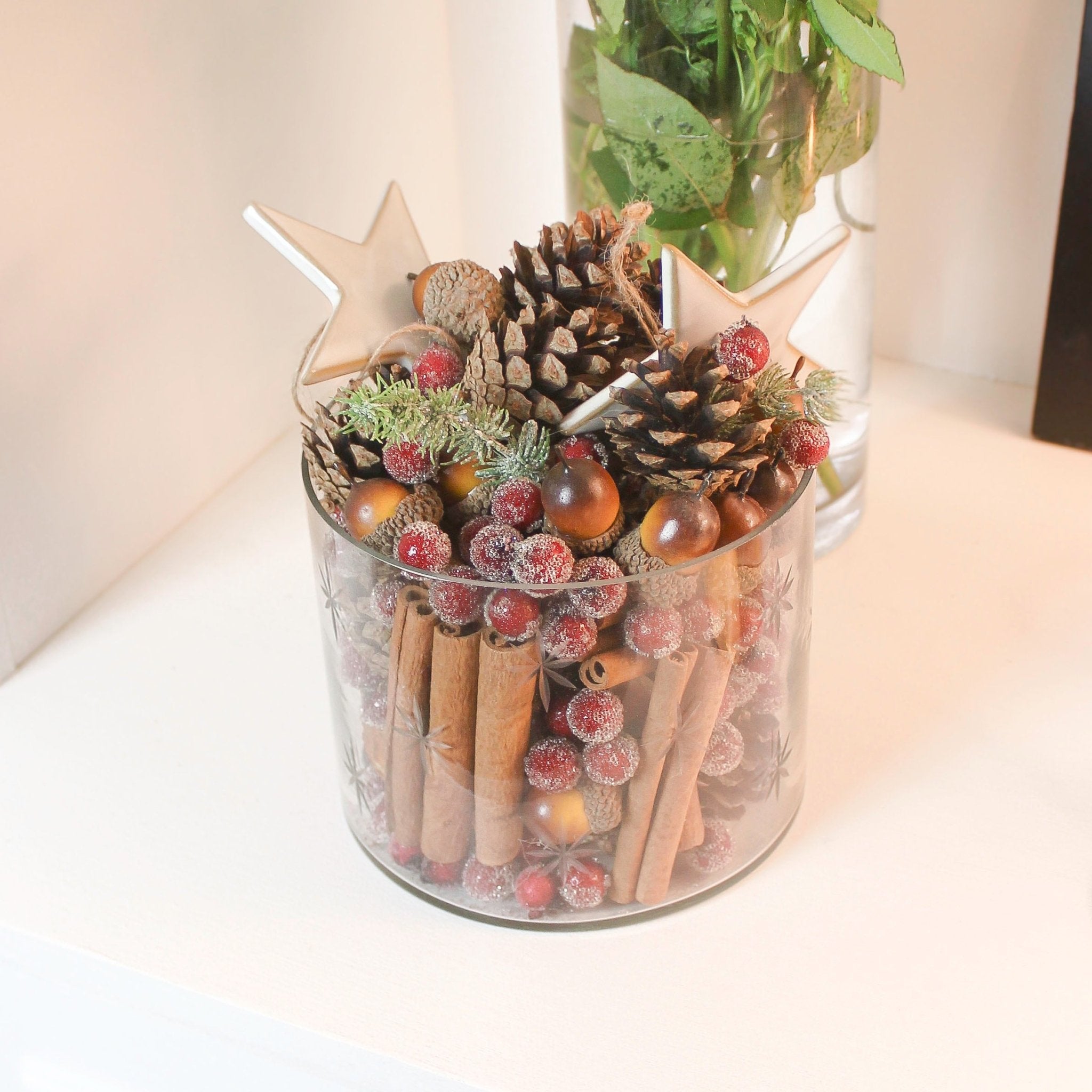 White Ceramic hanging Stars - Mac and Lilly