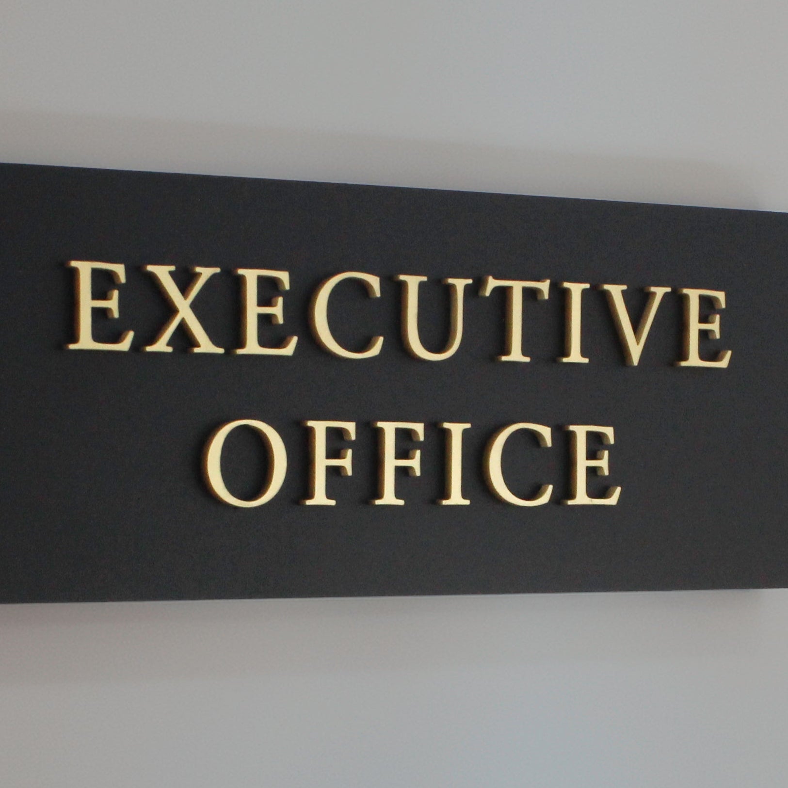 a close up showing the 3d raised deign of our house signs