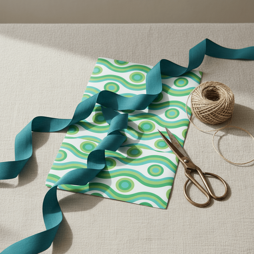 Playful Swirls Luxury Gift Wrap Set - Mac and Lilly