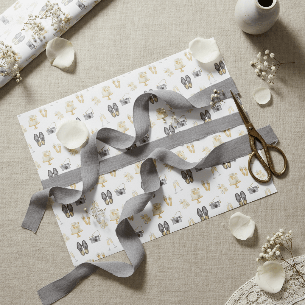 Enchanting Wedding Gift Wrap - Mac and Lilly