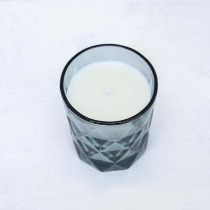 Candle in Glass Votive Smoky Blue