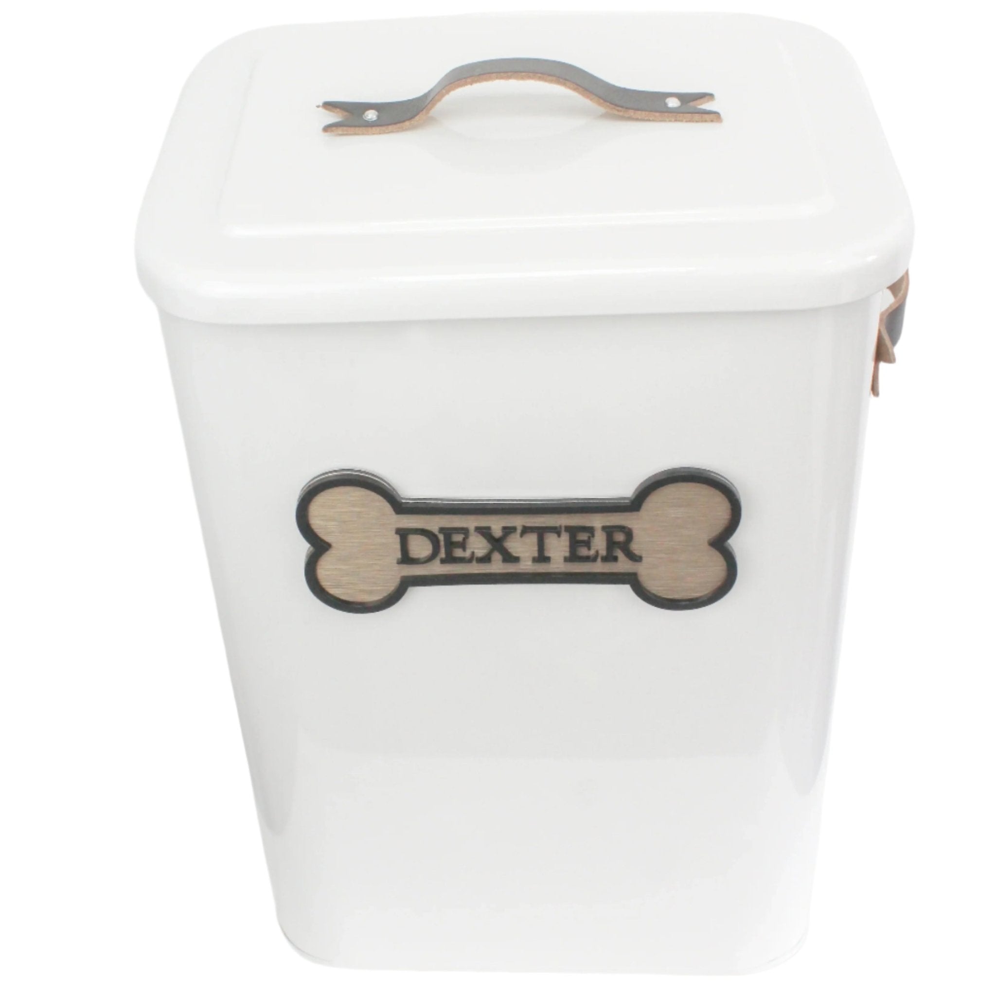 Luxury Personalised Pet Food Bin - Mac and Lilly