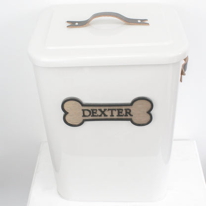 Large Pet Bin - Personalised Dog Bone