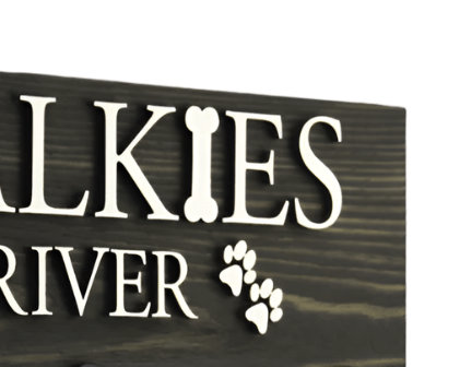 Personalised 'WALKIE'S' Dog Lead Hook - Mac and Lilly